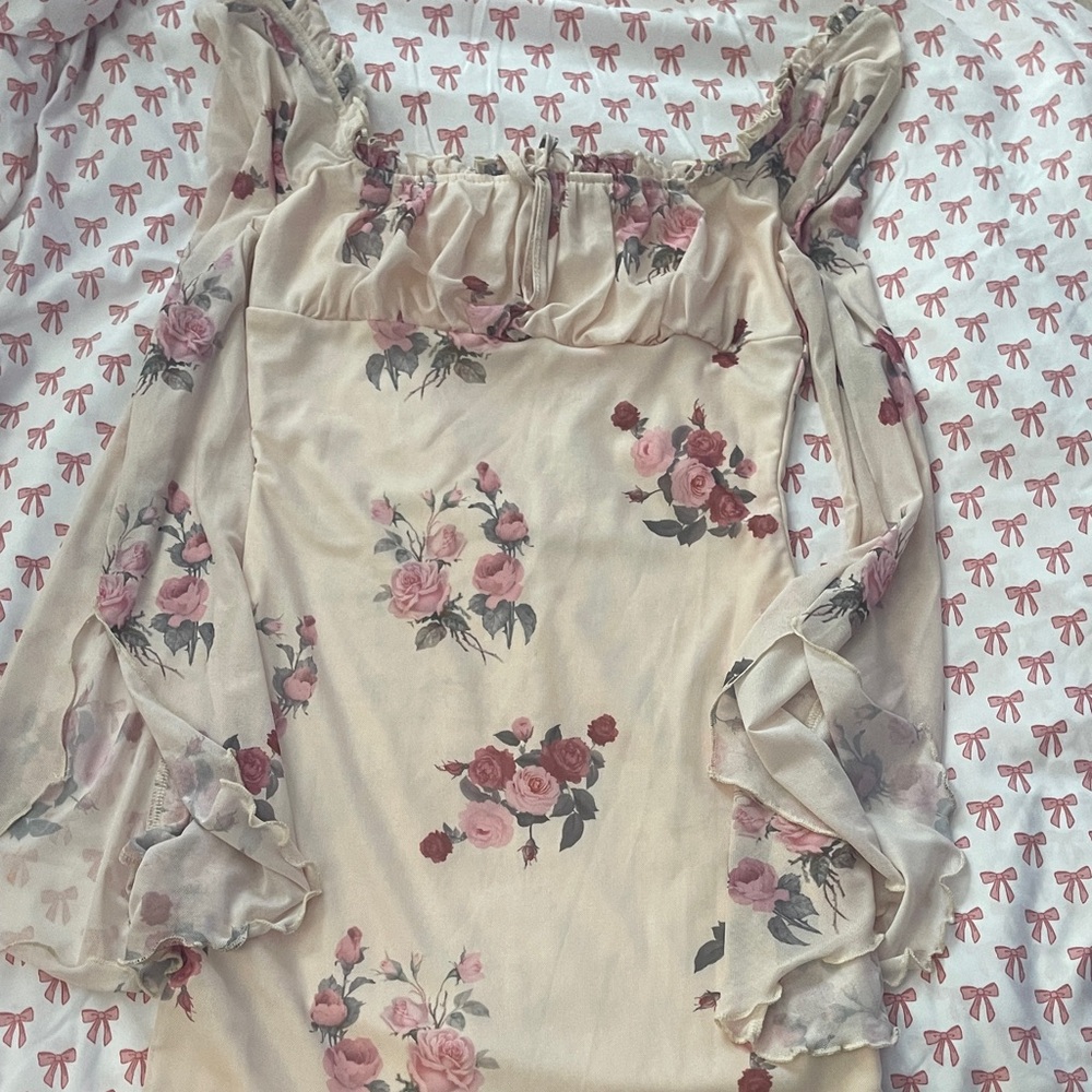 Floral mini dress
